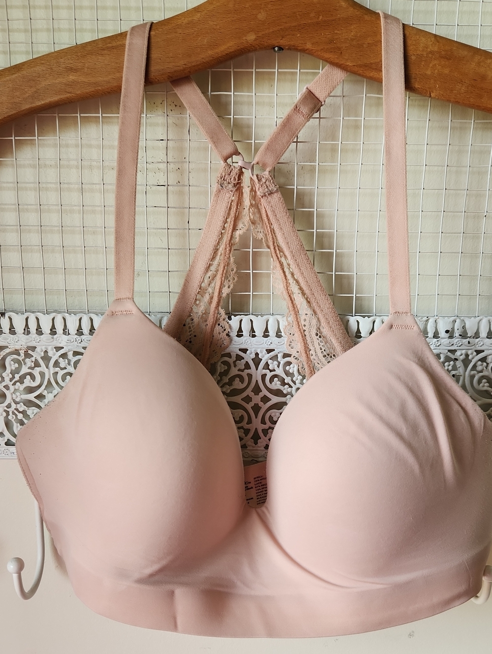 Soma Enbliss Luxe Wireless Lace J Hook 34B Tan